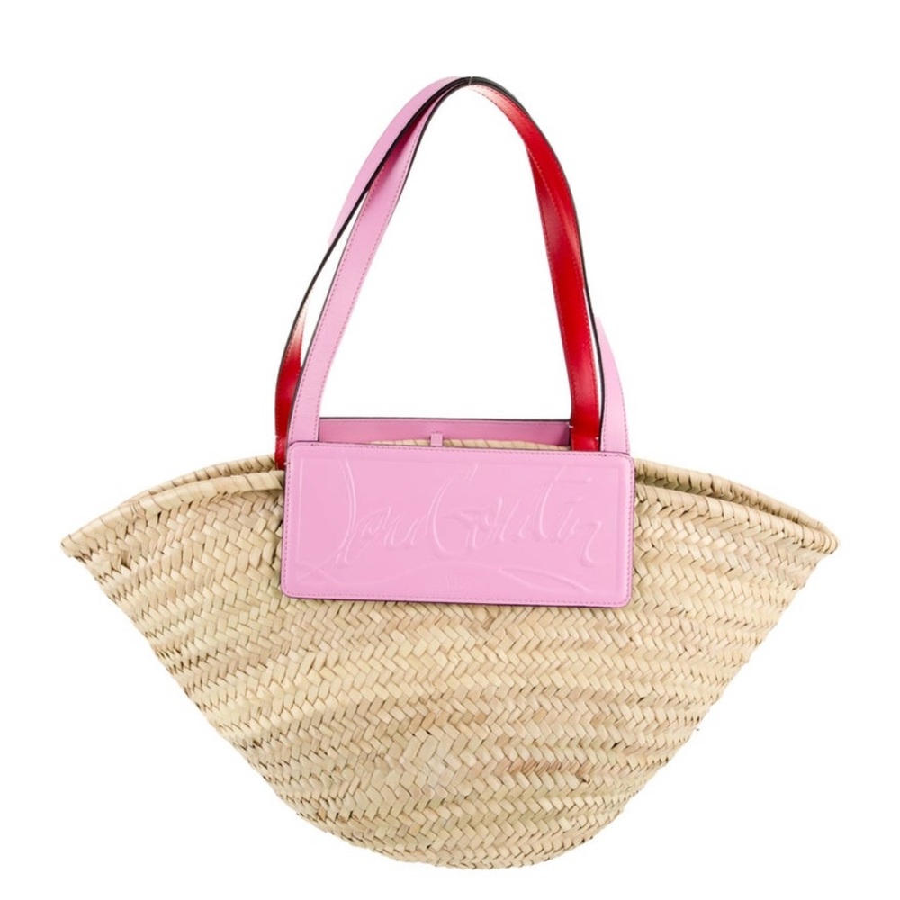 Christian Louboutin Straw Tote Bag